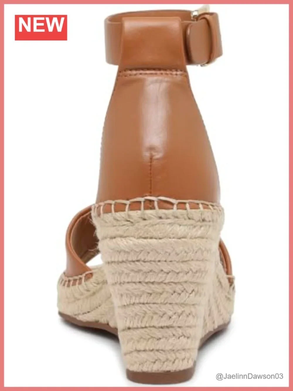 Vince Camuto Leera Women's Espadrille Wedge Sandals Ankle Strap Leather